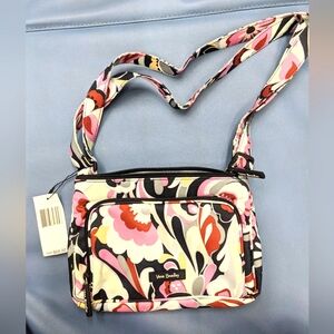 Vera Bradley Lighten Up RFID Little Hipster bag